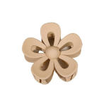 Plaukų segtukas kreminis XL gėlė 6,5 x 7 cm SP276K
