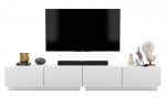TV spintelė Meble Lindner, 240 cm, balta
