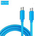 USB-C į USB-C laidas telefonams, Mėlyna