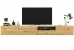 Kabinama TV spintelė Meble Lindner 240 cm ąžuolas artisan matinis