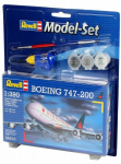 Revell - Boeing 747-200 `Air Canada` dovanų komplektas, 1/390, 64210