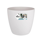 ELHO Brussels Wheels 47 round flower pot - White - &Oslash; 47 x H 44 cm - interior - 100% recycled