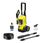 Auk&scaron;to slėgio plovykla namams ir automobiliui 130 bar 420 l/h 1800W su putų antgaliu K 4 FJ KARCHER