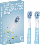 Sonic dantų &scaron;epetėlio antgalis shona kido vision blue orginal 2vnt.