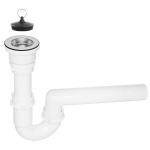Sifonas plieninėms plautuvėms Kuchinox OKS_B11T, Inox