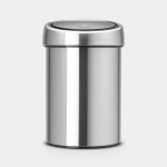 Brabantia &scaron;iuk&scaron;liadėžė Touch Bin&reg;, 3 l, pilkas