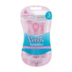 Vienkartinis moteri&scaron;kas skustuvas Gillette Venus Sensitive, 3 vnt.