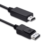 Qoltec DisplayPort HDMI 5K 3m