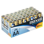 Maxell AA elementai 32 vnt.