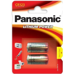 Panasonic ličio elementai CR-123AL/2B