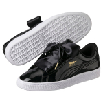 Sportiniai batai moterims Puma Basket Heart Patent​, juodi