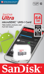 Atminties kortelė telefonui Sandisk 64GB Ultra microSDXC Class 10