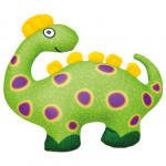 Mink&scaron;tas žaislas Dinozauras žalias