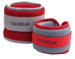 Svoriai rankoms Sveltus Aqua Band, 2x1 kg, raudoni/pilki
