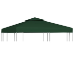 Pakait. pavėsinės uždangalas, 310g/m&sup2;, žalios sp., 3x3m