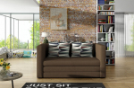 Miegamasis fotelis-sofa Nore Neva, rudas
