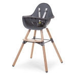 Maitinimo kėdutė Evolu 2, CHILDWOOD 2-in-1, pilka