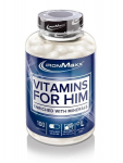 Maisto papildas IronMaxx Vitamins For Him, 100 kapsulių