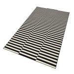 Hanse Home kilimas  Panel Black Cream, 80x300 cm