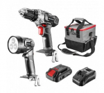 Akumuliatorinių įrankių komplektas 18V GRAPHITE 58G016