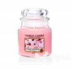 Kvapioji žvakė Yankee Candle Medium Jar Cherry Blossom 411 g