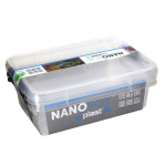 NanoBox maisto saugojimo ir &scaron;aldymo indų rinkinys, 2 vnt