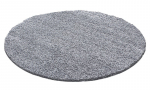 Ayyildiz kilimas LIFE round light grey, 160x160 cm