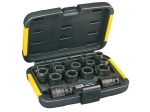 Dewalt smūginių galvučių rinkinys, &scaron;e&scaron;iakampės 1/2" 6-27mm (DT7506), 17 vnt.