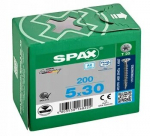 Spax A2 sraigtai medienai 5.0x30mm, 200 vnt.