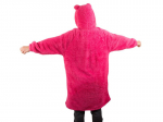 &Scaron;iltas oversize pledas megztinis XL storas 2in1 su fur kepure