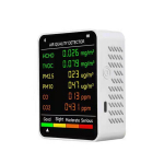 Oro kokybės matuoklis CO2/PM/HCHO/TVOC, 6-in-1, 1 vnt.