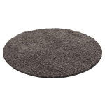 Ayyildiz apvalus kilimas Shaggy Dream Taupe, 120x120 cm