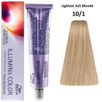 Ilgalaikiai plaukų dažai Wella Professionals Illumina Color, Nr.10/1 Lightest Ash Blonde, 60 ml