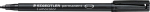 Permanentinis žymeklis Staedtler, M, 0,8mm, juodas