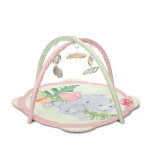 Lavinamasis kilimėlis Lorelli Safari Friends Elephant Pink
