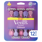 Vienkartiniai skustuvai moterims Gillette Venus Comfort Colours, 12 vnt.