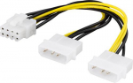 Deltaco SSI-62, 4-pin/8-pin, 0.3 m