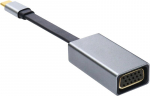 Platinet Multimedijos Adapteris Type-C to VGA, Juoda