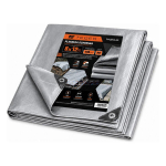 Tentas 8x12 m 110 g/m&sup2; sidabrinis Teger