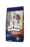 CLUB 4 PAWS Premium pilnavertis sausas ėdalas suaugusiems vidutinių veislių &scaron;unims , 14kg