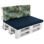 Suolo pagalvėlių komplektas PATIO Megara Lux L118-02DW poliesteris įvairiaspalvis