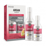 Plaukų priežiūros rinkinys nuo plaukų slinkimo Inoar Argan Infusion Loss Control Duo Kit: &scaron;ampūnas, 500 ml + kondicionierius, 250 ml