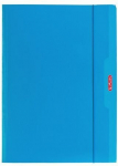 A4 formato aplankas su elastine juostele Color Blocking blue - HERLITZ