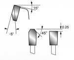 Pjovimo diskas spalvotiesiems metalams 250mm, 100 dantų
