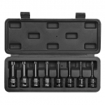 Smūginiai Torx raktai 1/2", rinkinys 8 vnt.