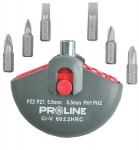 Proline 1/4'' antgalių rinkinys su magnetiniu laikikliu, 7 vnt.