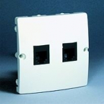 Kontakt-simon Simon Basic Rj11 telefono lizdas, baltas