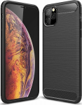 Dėklas Carbon skirtas iPhone 11 Pro Max, juoda