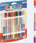 Dvipusiai flomasteriai Bi-Color 12=24 Carioca, 12 vnt