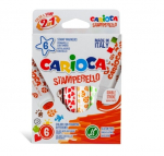 Flomasteriai su antspaudukais Carioca, 6 spalvų